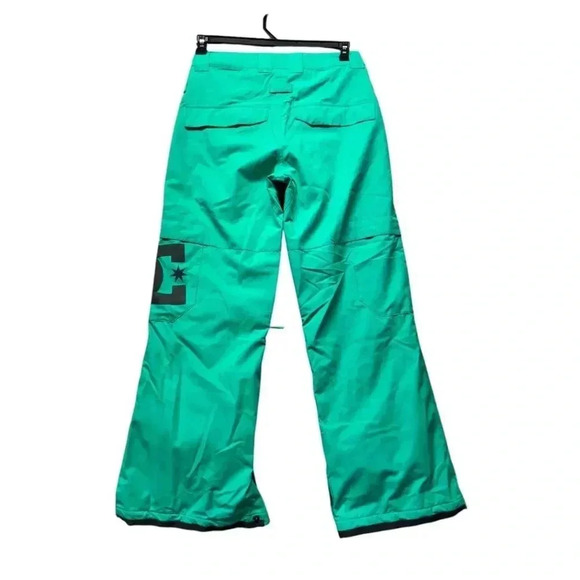 DC Girl's Maci K large mint green snow pants waterproof tapered insulated - Picture 5 of 12